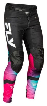 Fly Racing Rayce Broek Fuschia/Zwart/Taal Kind