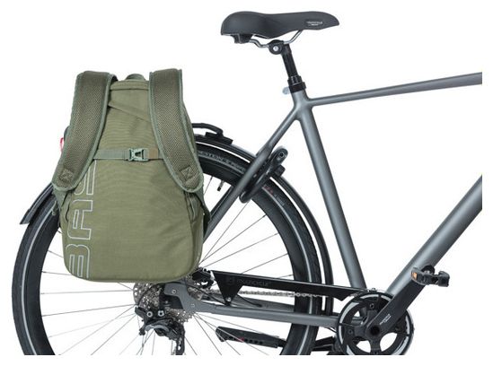Basil Flex Bicycle Backpack 17 L Green
