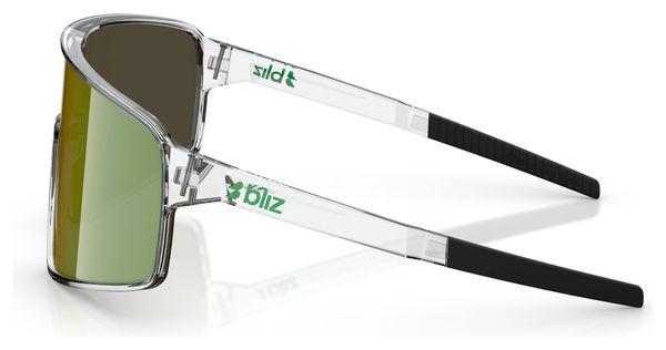 Occhiali da sole unisex Bliz P001 L Trasparente Bianco/Verde