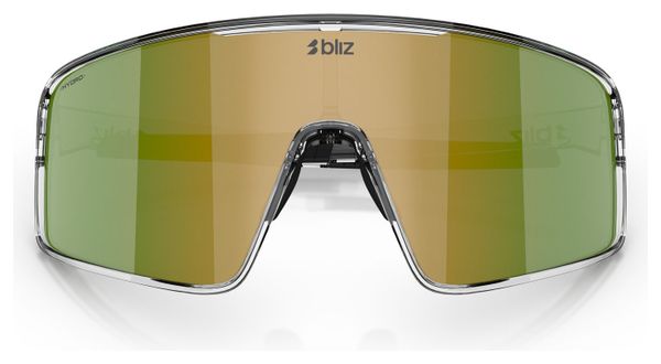 Occhiali da sole unisex Bliz P001 L Trasparente Bianco/Verde