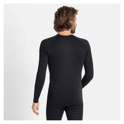 Maillot Manches Longues Odlo Performance Warm Eco Noir Homme