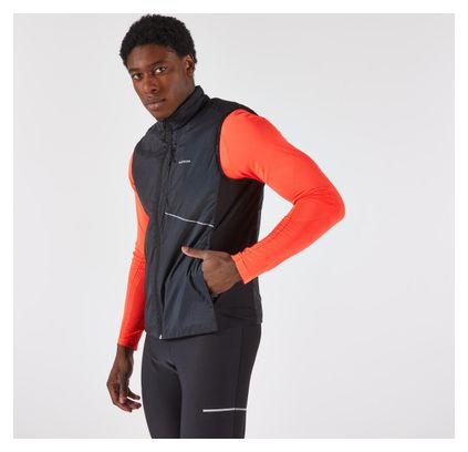 Kiprun SL 500 Warm Sleeveless Jacket Black