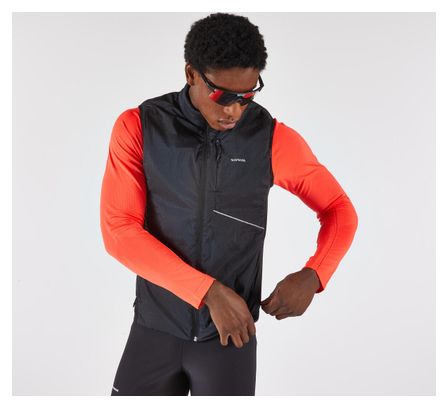 Kiprun SL 500 Warm Sleeveless Jacket Black