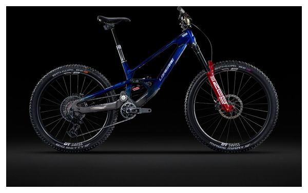 Mountain bike full suspension Lapierre Spicy CF Team Sram 12V (29/27,5") Blu traslucido 2025