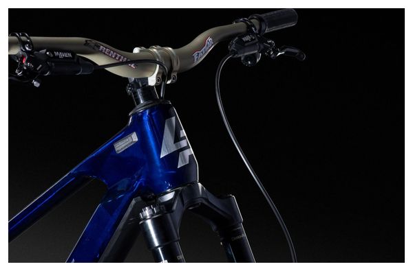 Mountain bike full suspension Lapierre Spicy CF Team Sram 12V (29/27,5") Blu traslucido 2025