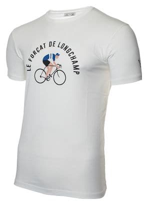 LeBram x Sports d'Époque Forçat de Longchamp T-Shirt Marshmallow White