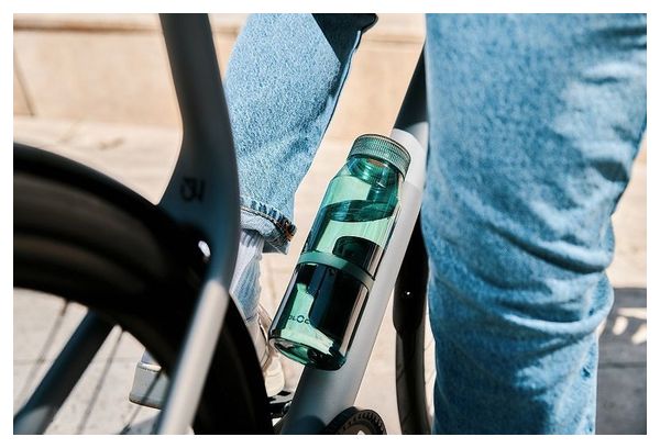 Bidon Fidlock Twist 700 life Vert et Support Noir