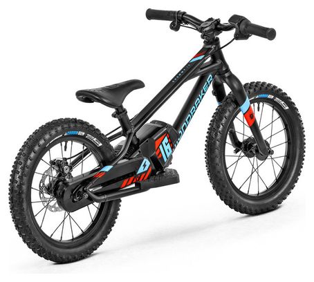 Mondraker Grommy 16 e-Balance Bike 80 Wh 16'' Black Blue 2021 5 - 8 Years Old