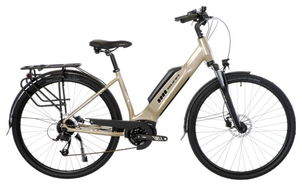 Beursfiets - Sunn Urb Start MicroShift Elektrische Stadsfiets 8V 400 Wh 700 mm Beige 2024