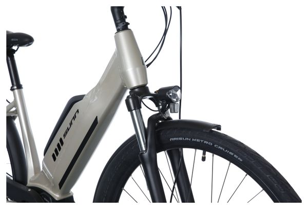 Ausstellungsfahrrad - Elektrisches Citybike Sunn Urb Start MicroShift 8V 400 Wh 700 mm Beige 2024