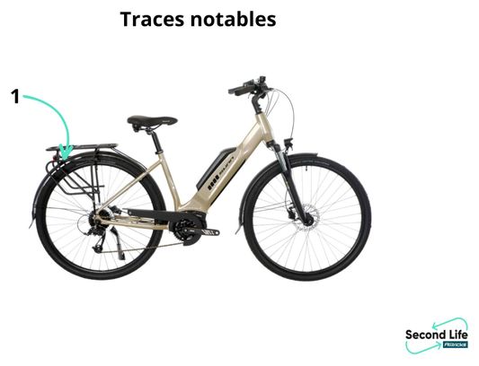 Beursfiets - Sunn Urb Start MicroShift Elektrische Stadsfiets 8V 400 Wh 700 mm Beige 2024