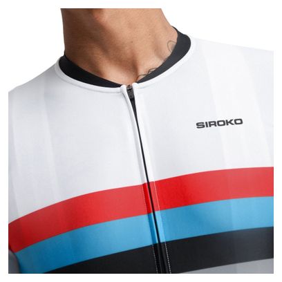Maillot vélo manches courtes homme Cyclisme M2 Westfalia Blanc