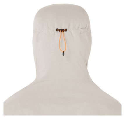 Veste imperméable Asics Fujitrail Elite Blanc Femme
