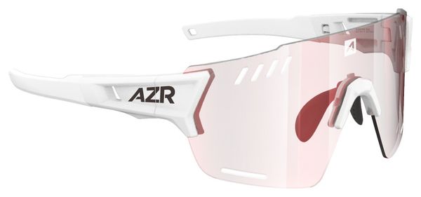 Lunettes AZR Aspin Rx Blanc Mat / Rouge