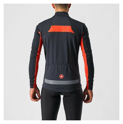 Giubbotto Castelli Mortirolo VI Nero/Rosso