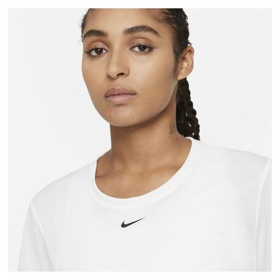 Camiseta Nike Dri-Fit One manga corta blanco mujer