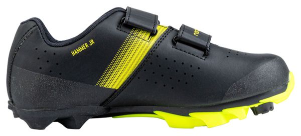 Zapatillas de ciclismo de montaña Northwave Hammer Junior Negro/Amarillo