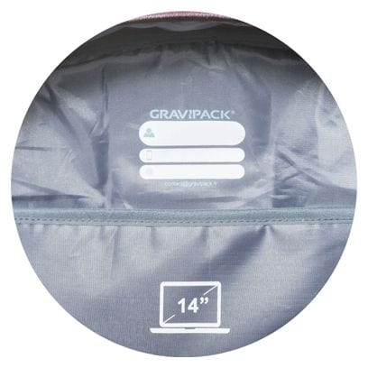 Sac à dos scolaire GRAVIPACK Feather Small gris - Allège la charge de 92%