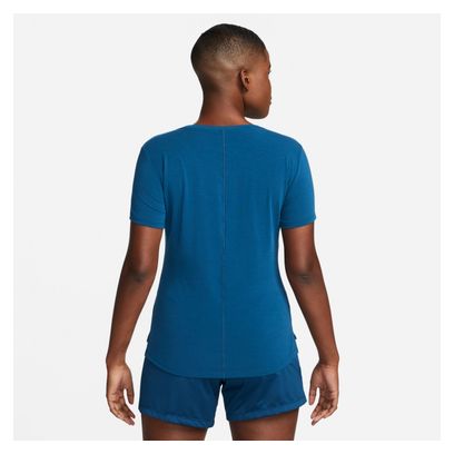 Maillot manches courtes Femme Nike Dri-Fit UV One Luxe Bleu