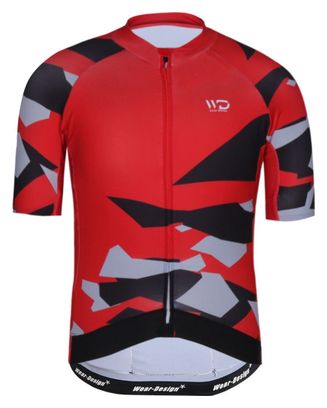 Maillot de vélo CAMO Blanc/noir