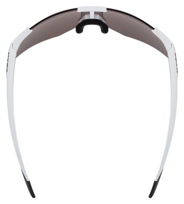 Uvex Pace Perform S CV White/Mirror Pink Glasses