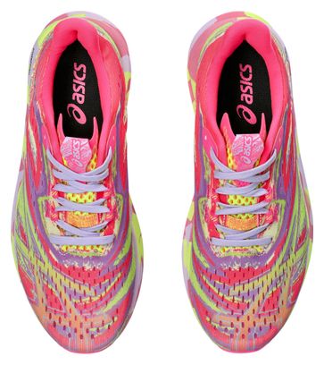 Chaussures de Running Femme Asics Noosa Tri 15 Rose Jaune