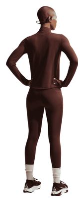 Jersey con media cremallera Nike ACG marrón para mujer