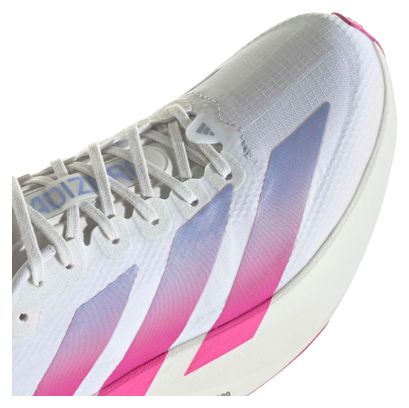 adidas Adizero Evo SL Women's Running Shoes - White/Purple/Pink
