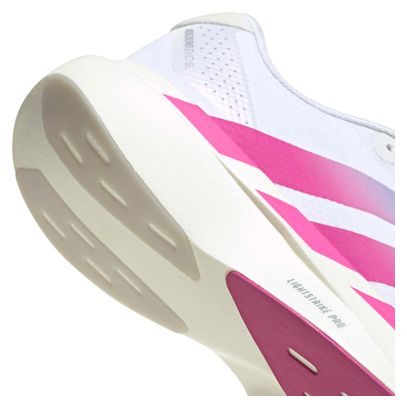 adidas Adizero Evo SL Women's Running Shoes - White/Purple/Pink
