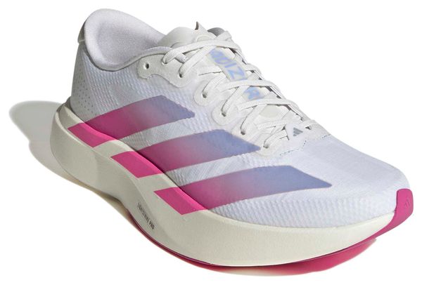 adidas Adizero Evo SL Women's Running Shoes - White/Purple/Pink
