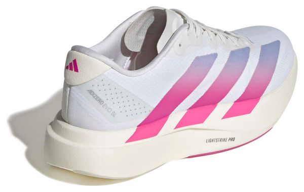 adidas Adizero Evo SL Women's Running Shoes - White/Purple/Pink