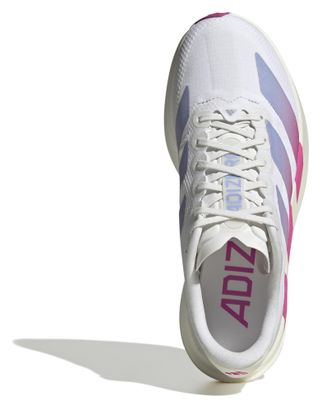 adidas Adizero Evo SL Women's Running Shoes - White/Purple/Pink