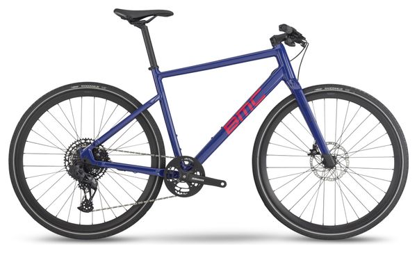 BMC Alpenchallenge AL One Bicicleta de Fitness Sram GX Eagle AXS 12S 700 mm Azul Ultramar Rojo Neón 2023