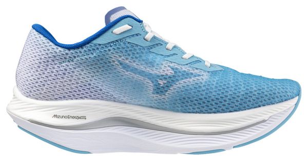 Mizuno Wave Rebellion Flash 2 Hardloopschoenen Blauw/Wit Heren