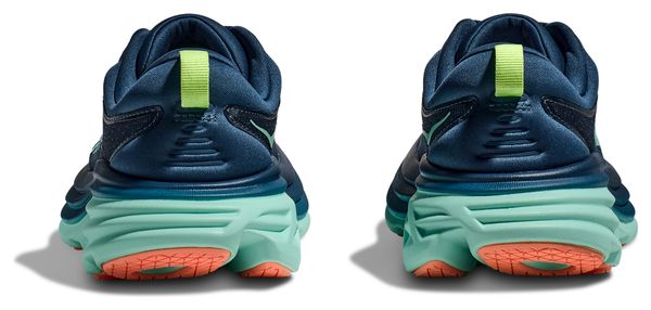 Hoka Bondi 8 Blue/Orange Women's Running Shoes