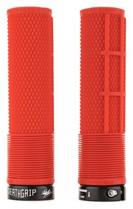 Paire de Grips DMR DeathGrip Flangeless Rouge