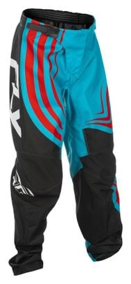 F-16 Fly Racing Kinderhose Cyan/Schwarz/Rot