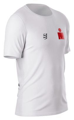 Compressport Training IronMan 2025 Maglia a maniche corte Tutto è possibile Bianco/Nero/Rosso Uomo