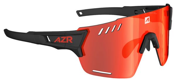AZR ASPIN RX Set nero / schermo rosso multistrato + schermo trasparente