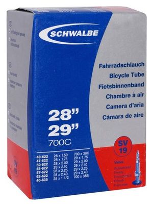 SCHWALBE Chambre à air Extra Light 27.5-29''x1.5/2.4 Presta