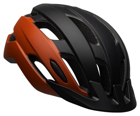 Casque Bell Trace Mat Rouge Noir