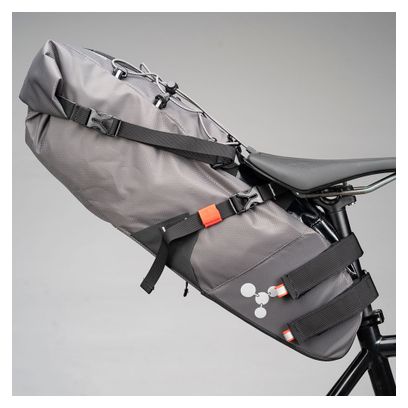 Sacoche de Selle Geosmina Bikepacking Seat Large 15L Gris