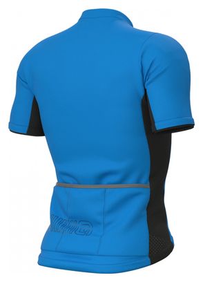 Maglia Alé Color Block Manica Corta Blu Italia