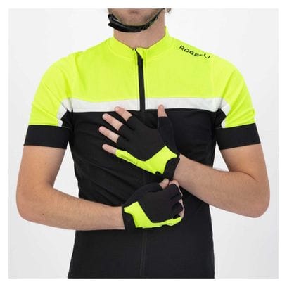 Gants Velo Rogelli Essential - Homme - Noir/Fluor