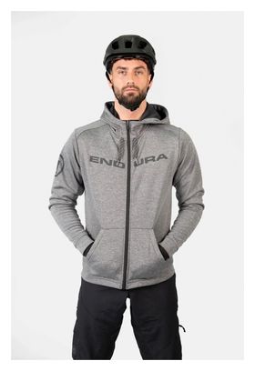 Sweat à Capuche Endura Hummvee Gris