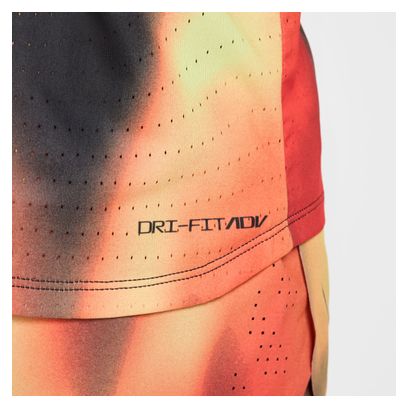 Nike Dri-Fit ADV Aeroswift Elite Entry Tanktop Rot/Schwarz/Gelb für Männer