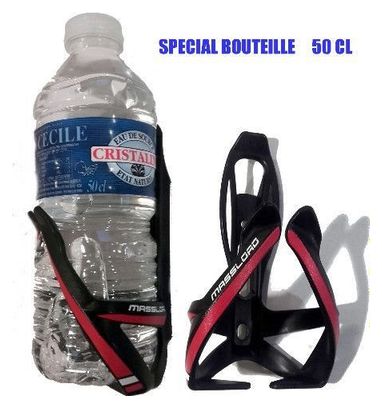 Porte-bidon plastique - rouge et noir