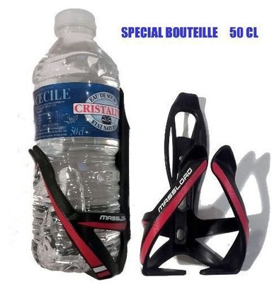 Porte-bidon plastique - rouge et noir