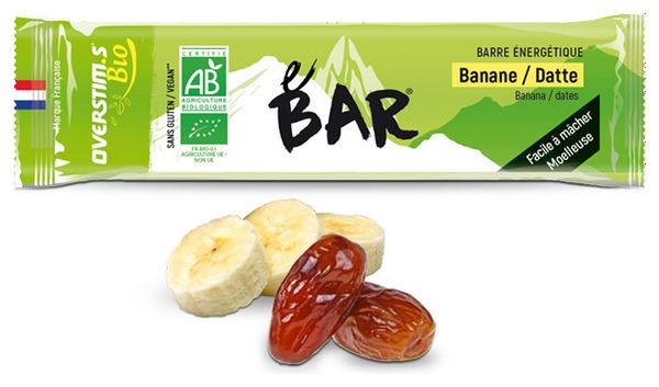 OVERSTIMS Energy Bar ORGANIC Banana - Dates