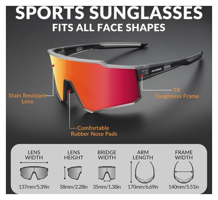 Lunette de Cyclisme Polarisées   Protection